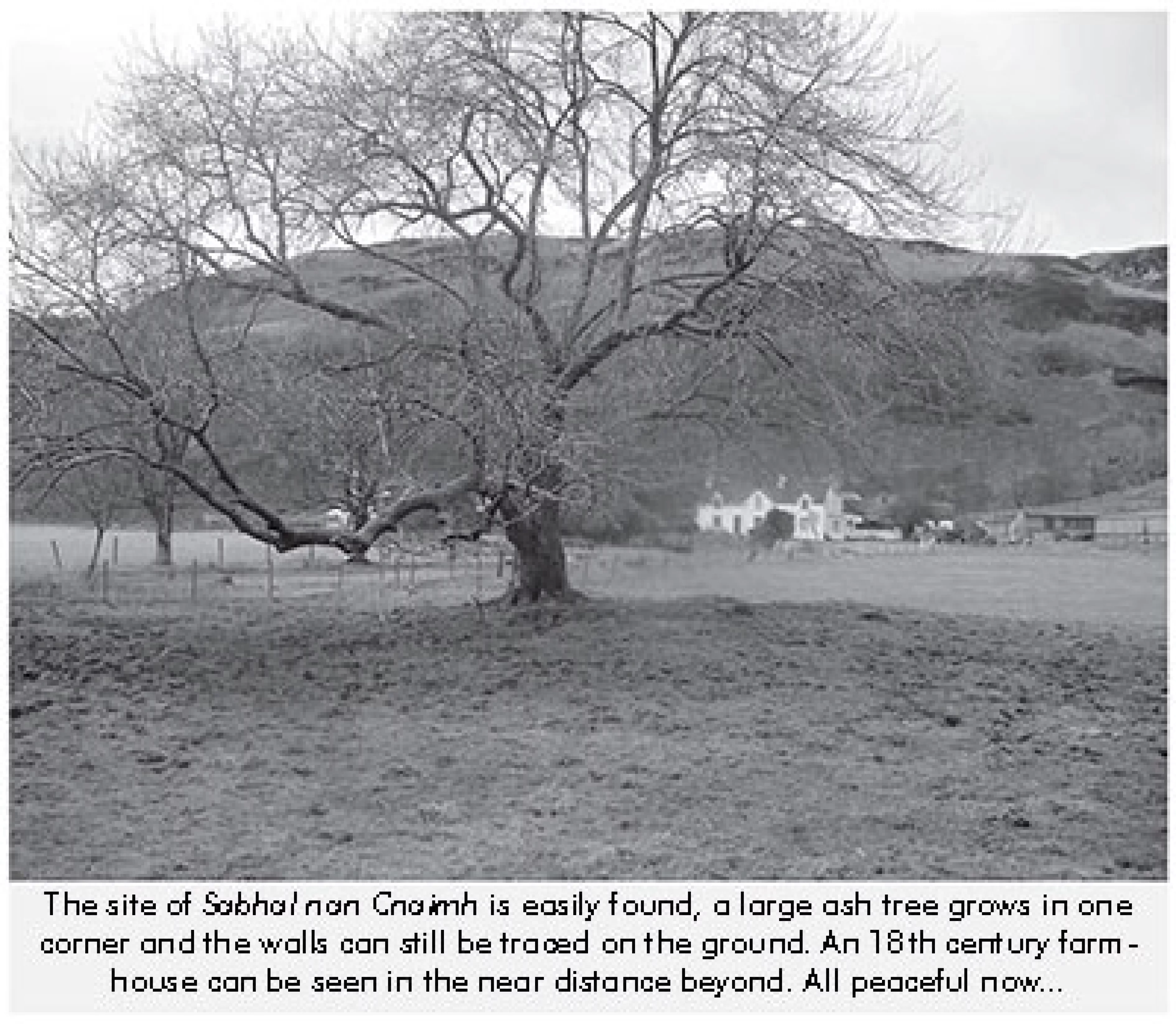 Battle of Lagganmore Location of the Barn of Bones Site