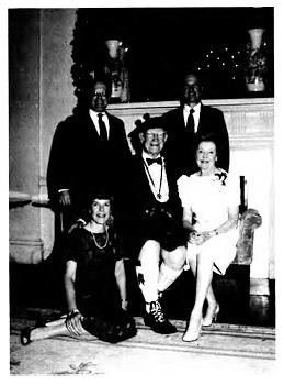 Judge Hugh and Thelma Campbell, with daughter Betty, and sons Bill (on Hugh's right) and Hugh Jr.