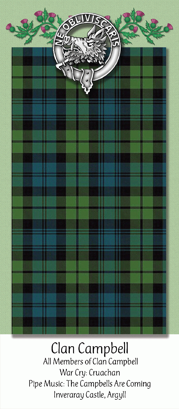 campbell tartan colors