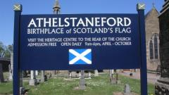 Athelstaneford Flag Trust Sign Scotland
