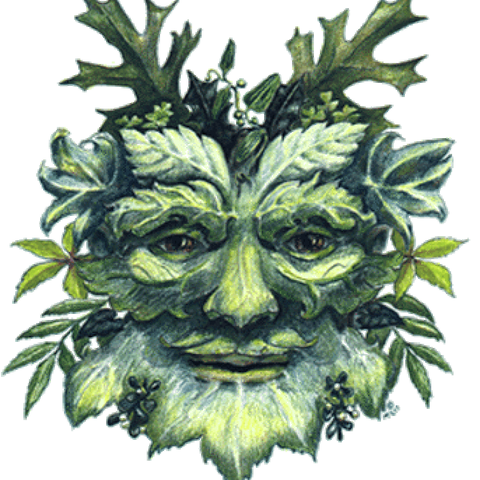 The Green Man is a legendary being primarily interpreted as a symbol of rebirth
